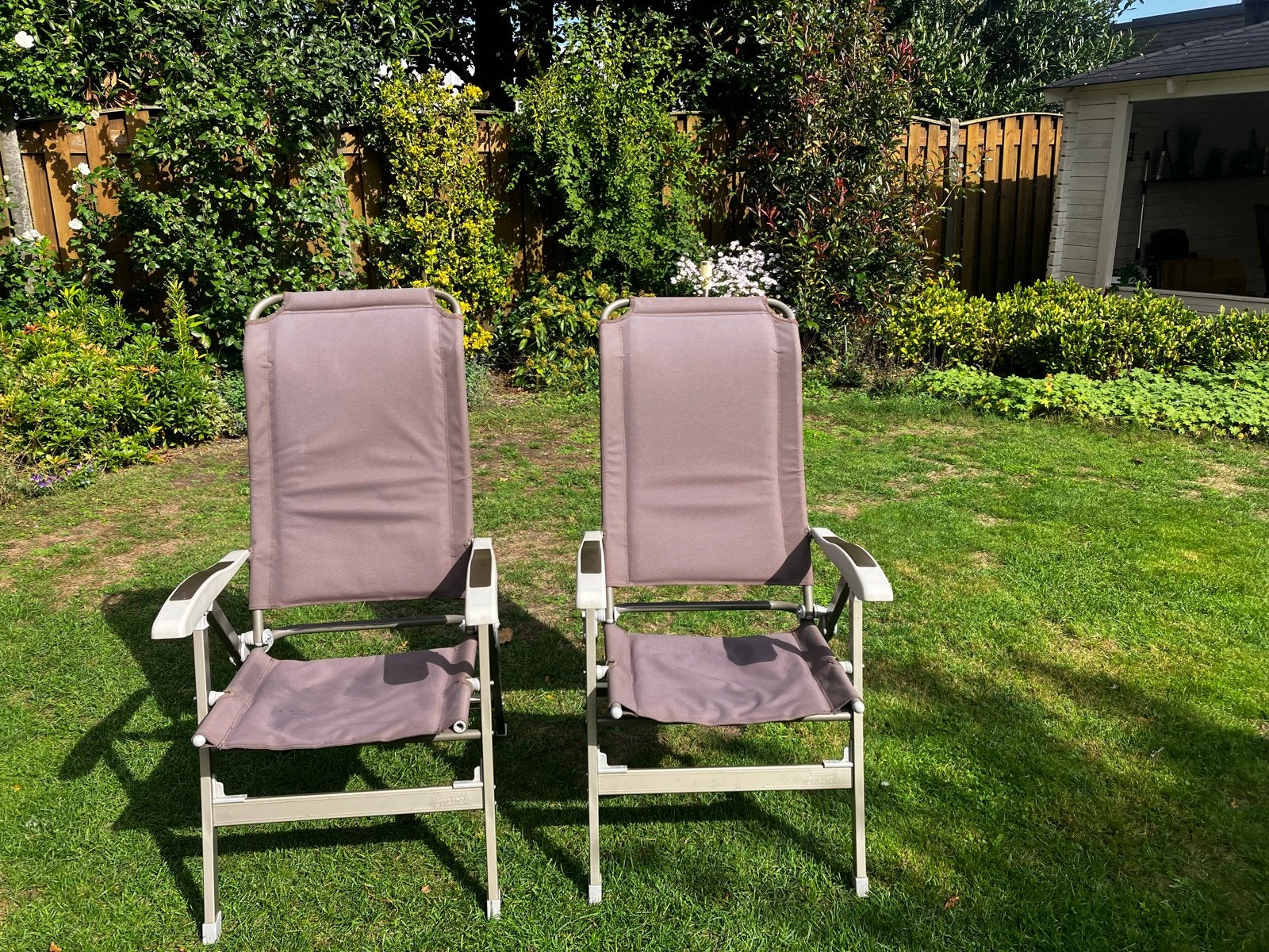 2x Campart Travel campingstoelen - Zo goed als nieuw, Ophalen, Zo goed als nieuw, Campingstoel