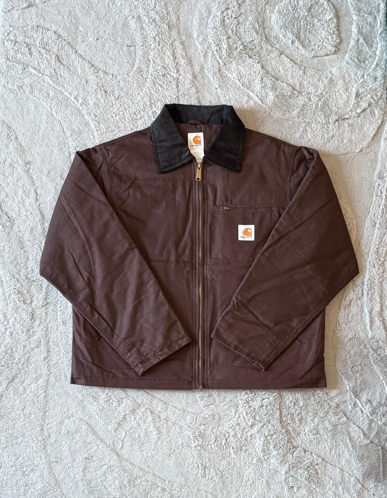 Carhartt Detroit / Harrington Jacket - Bruin - Maat M, Kleding | Heren, Verzenden, Zo goed als nieuw, Maat 48/50 (M), Bruin