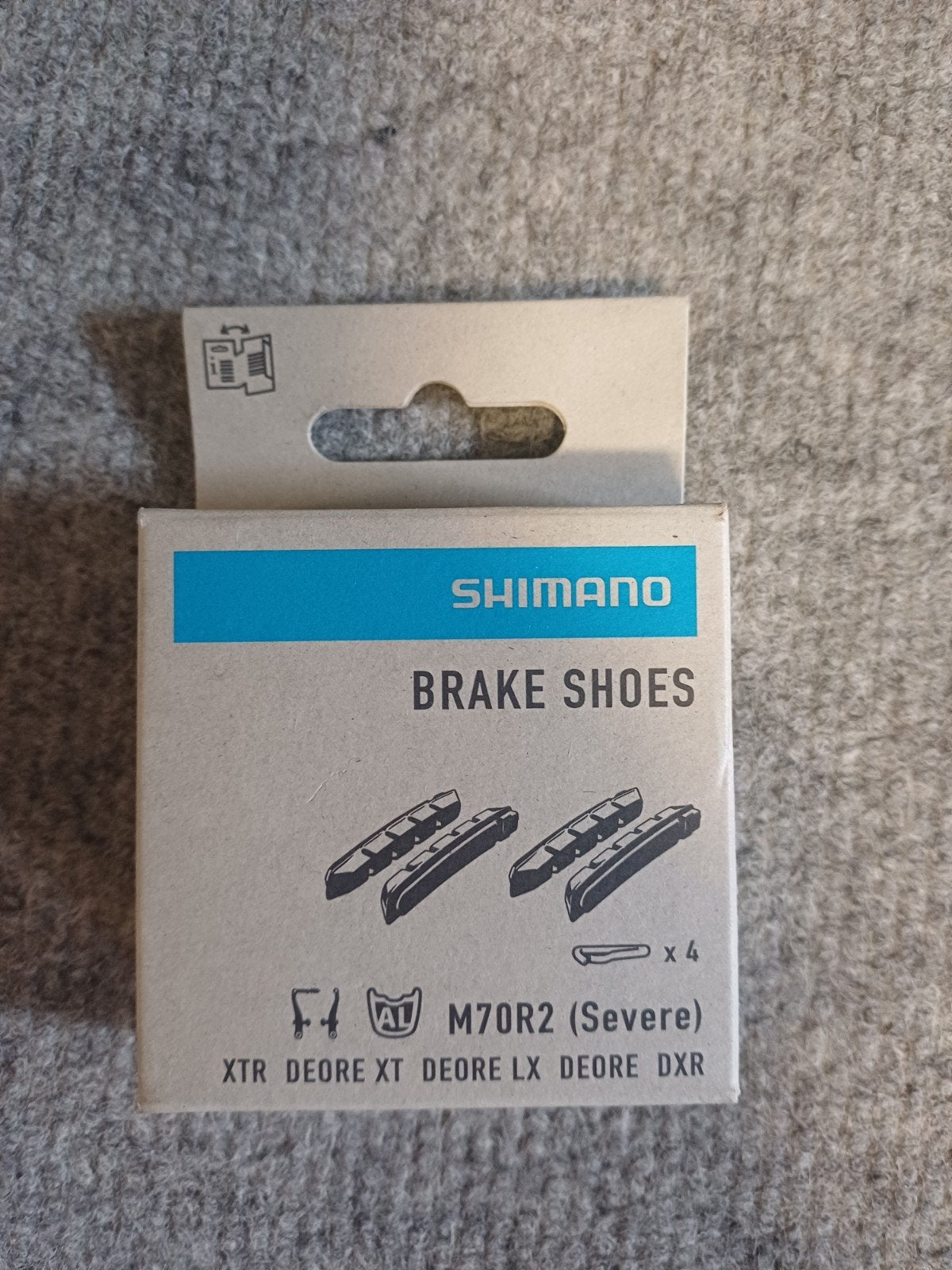 Shimano M70R2 Remblokken voor fietsen (XTR, Deore XT, LX), Fietsen en Brommers, Fietsonderdelen, Remmen, Nieuw, Ophalen of Verzenden