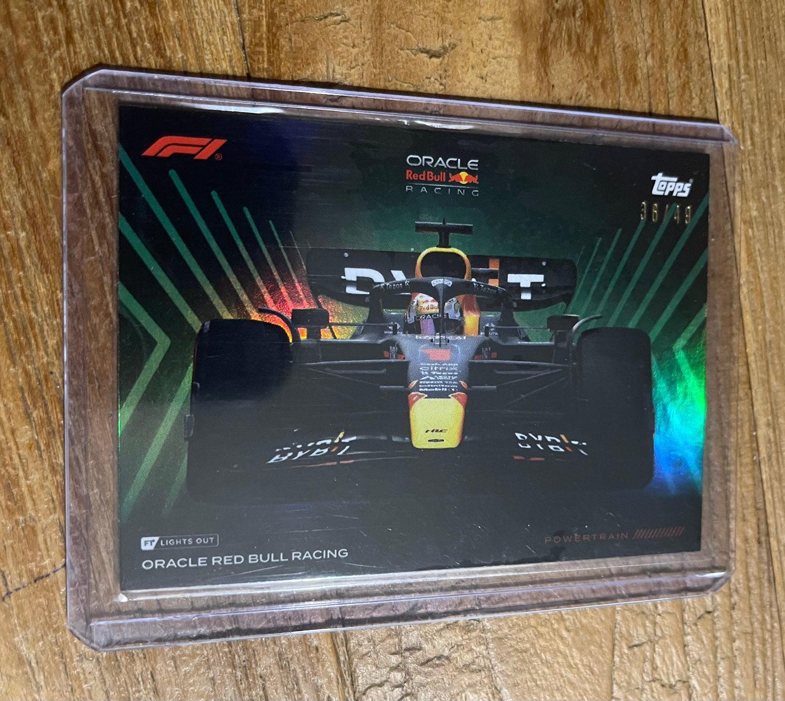 Max Verstappen Red Bull Racing Powertrain Green /49, Ophalen of Verzenden, Zo goed als nieuw, Plaatje