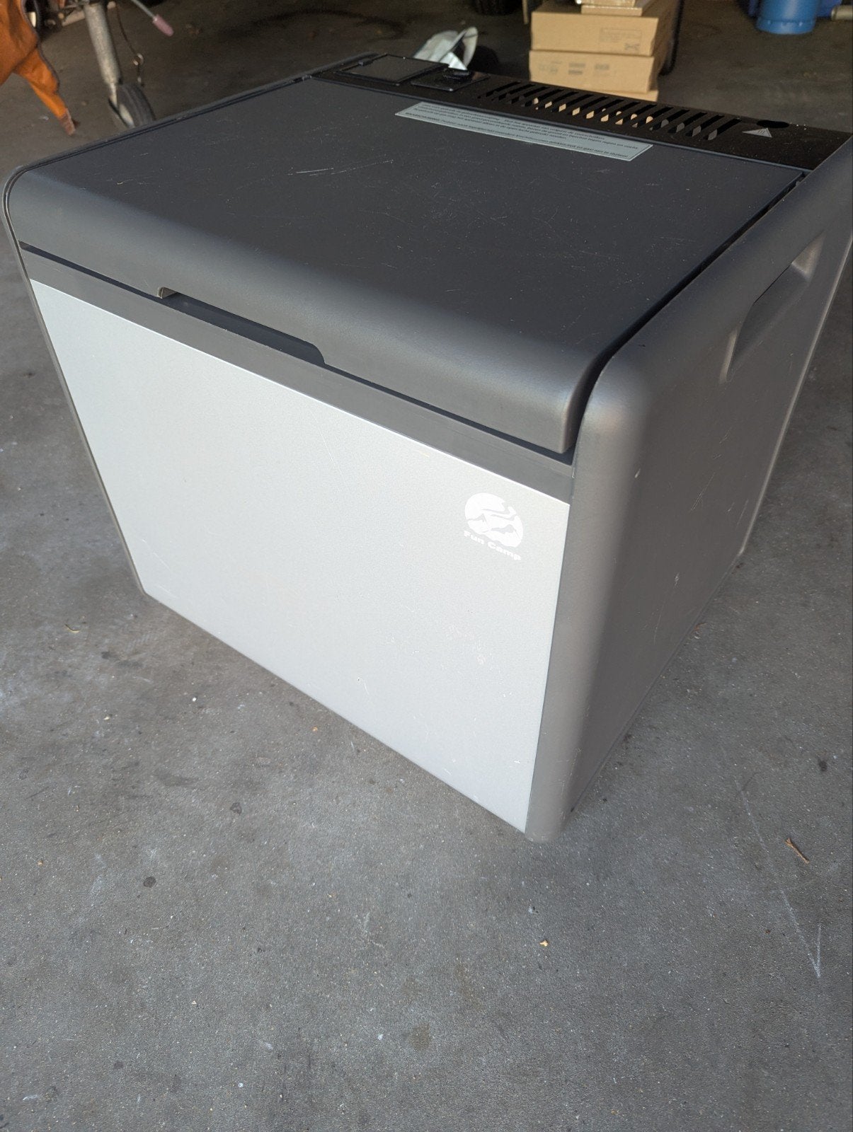 Fun Camp Koelbox KB-7147A - 39L, 12V/230V/Gas, Ophalen, Gebruikt, Koelbox, Elektrisch