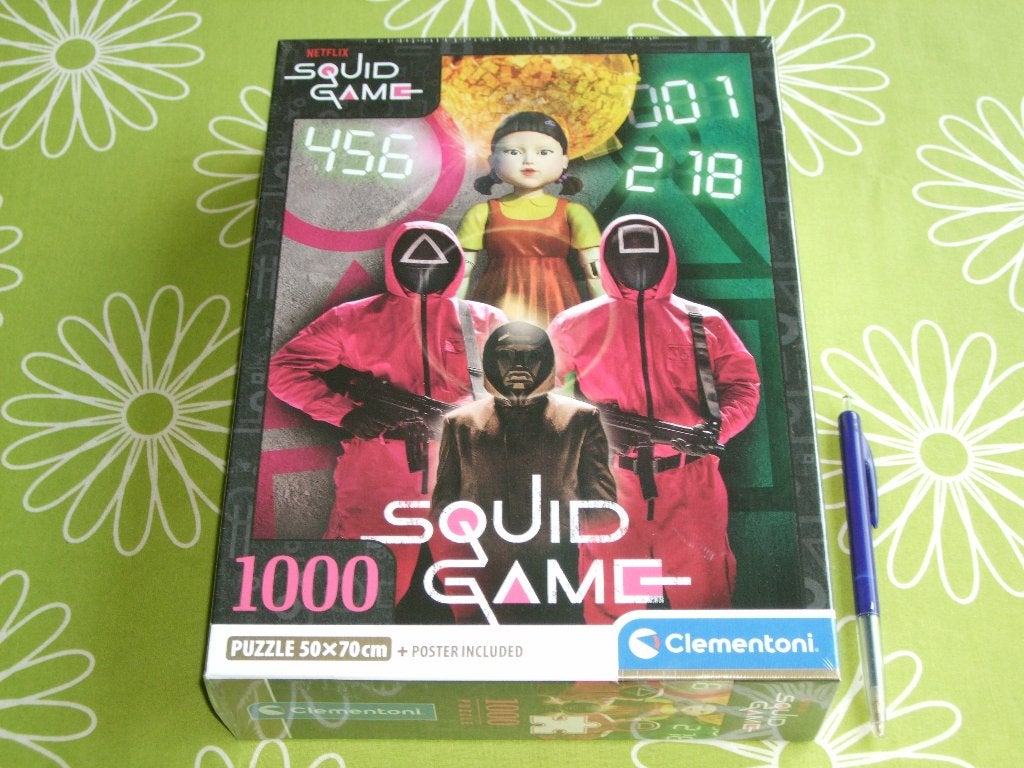 Nieuw in seal: Squid Game Netflix puzzel - 1000 stukjes, Ophalen of Verzenden, 500 t/m 1500 stukjes, Nieuw, Legpuzzel