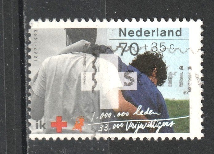 nvph 1533 RODE kRUIS 1992, Postzegels en Munten, Ophalen of Verzenden, Na 1940, Gestempeld