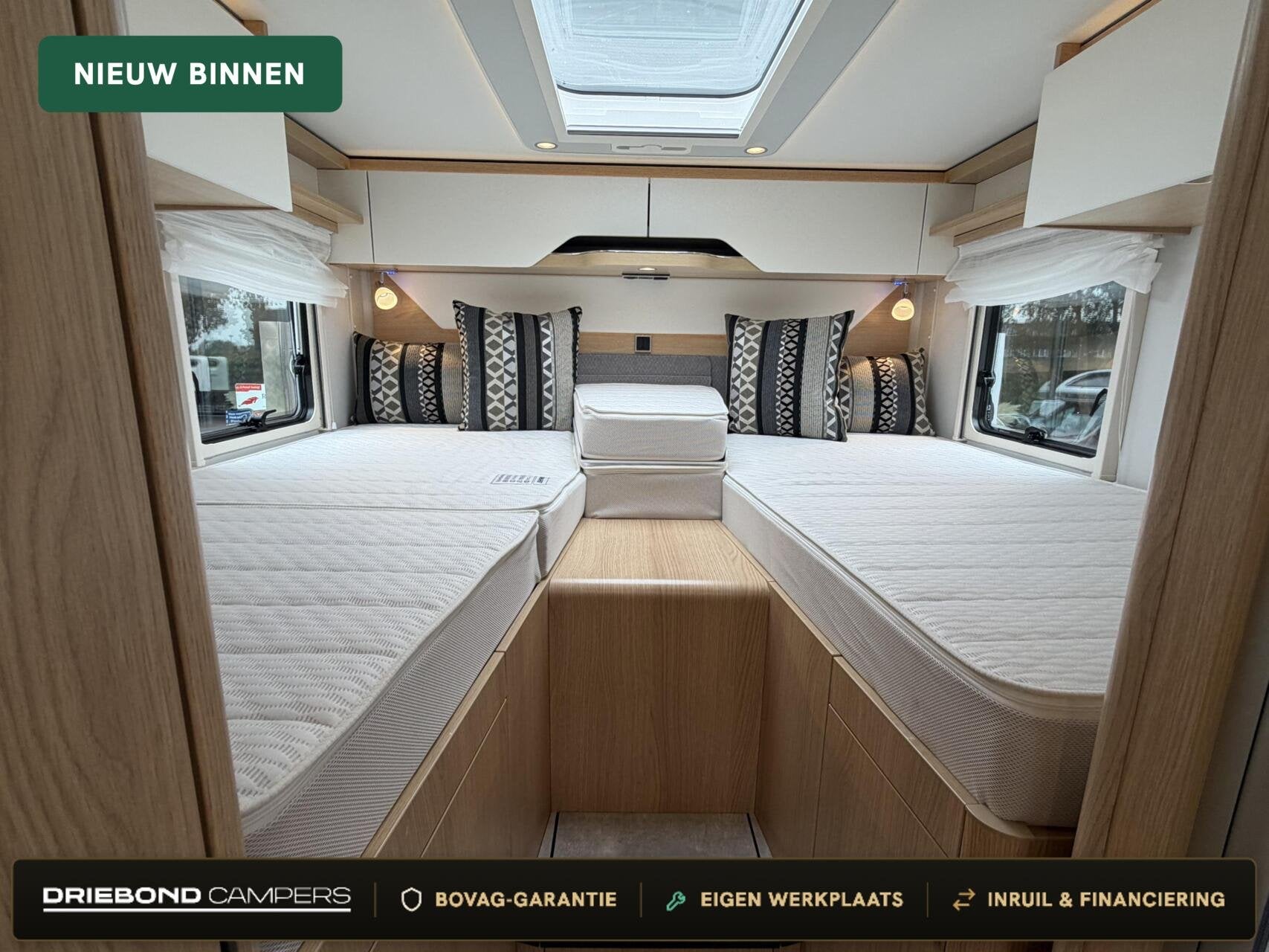 Hymer B-MC I 680 Blackline Enkele Bedden 2X Airco Luifel Lit, Caravans en Kamperen, Airbags, 7 tot 8 meter, Bedrijf, Diesel