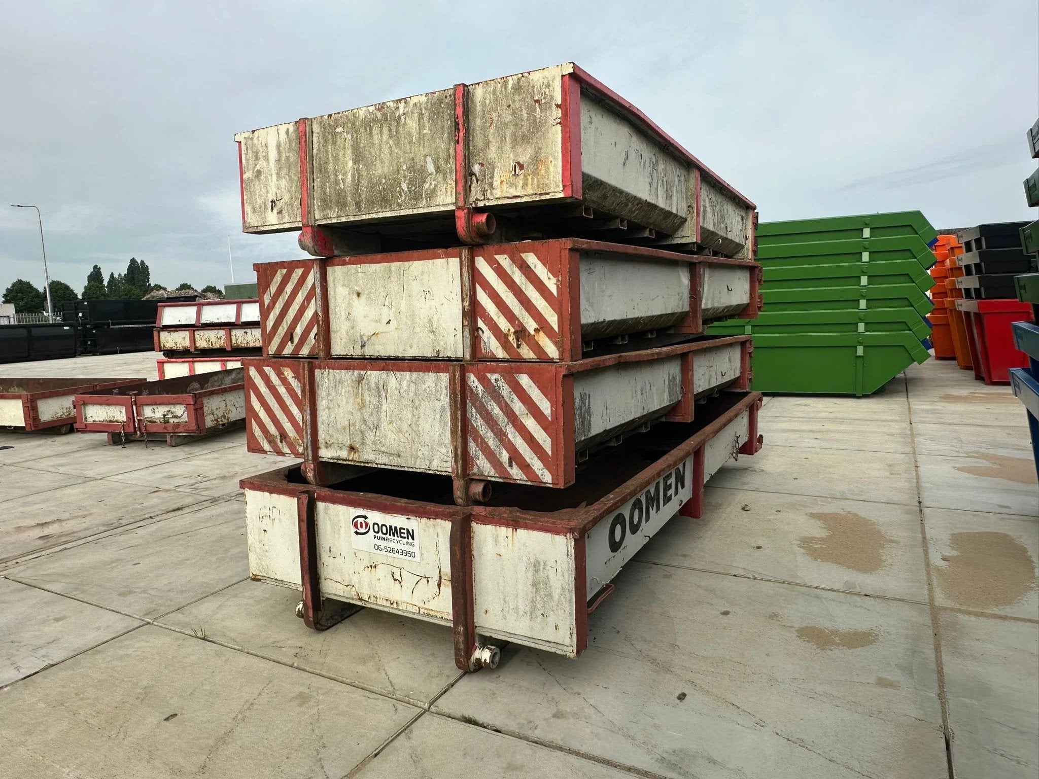 AJK Gebruikte 6m3 open containers