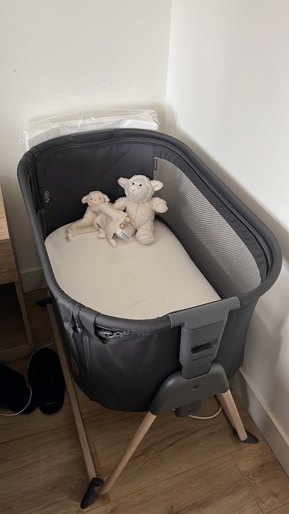 Maxi cosi Tori co-sleeper and 4 fitted sheets, Kinderen en Baby's, Babywiegjes en Ledikanten, Ophalen, Zo goed als nieuw, Overige typen