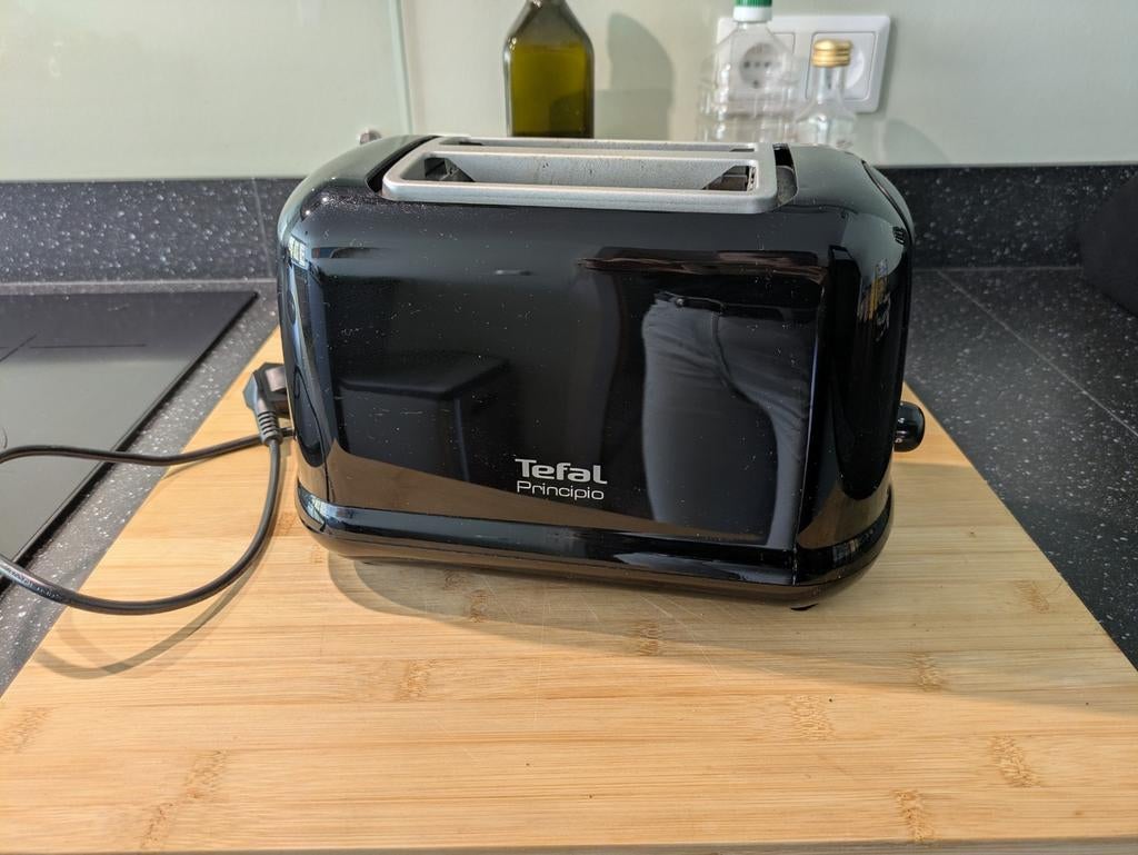 Tefal Principio broodrooster, Witgoed en Apparatuur, Broodroosters, Ophalen of Verzenden, Zo goed als nieuw, Uitneembare kruimellade