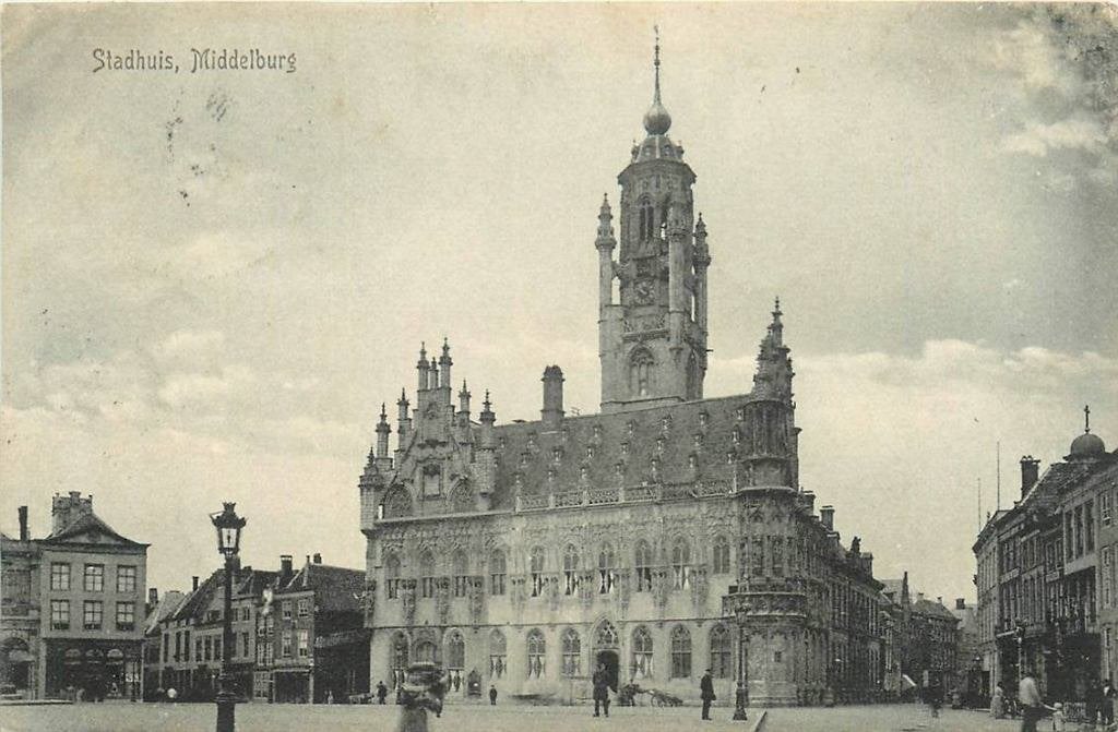 388-259-049 Middelburg Stadhuis, Verzenden, Voor 1920, Zeeland