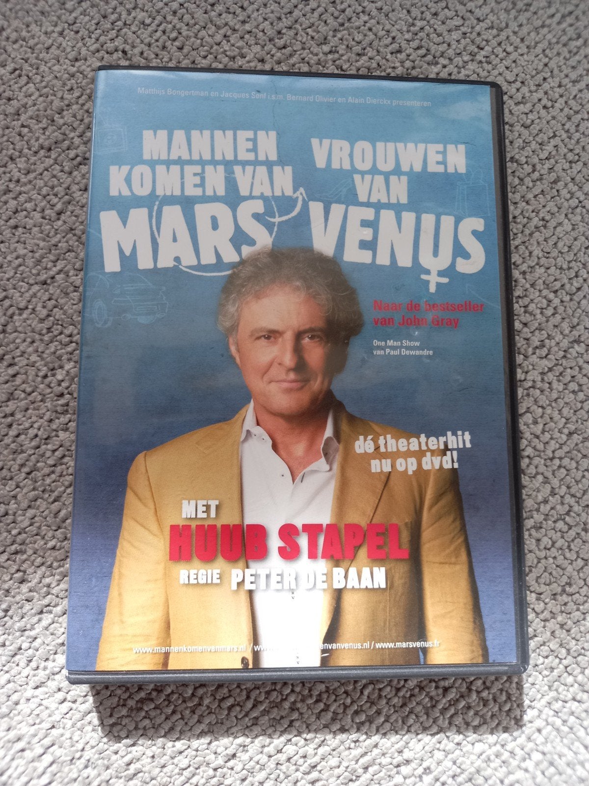 Mannen komen van Mars, Vrouwen van Venus, Cd's en Dvd's, Alle leeftijden, Ophalen of Verzenden, Zo goed als nieuw, Stand-up of Theatershow