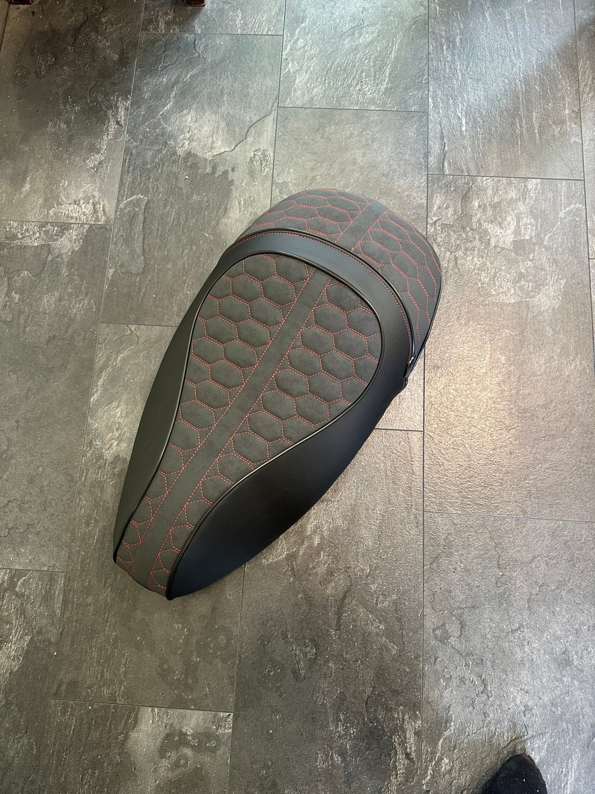 Custom Vespa Sprint/Primavera Mono Audi RS Zadel, Ophalen of Verzenden, Zo goed als nieuw, Zadel, Vespa