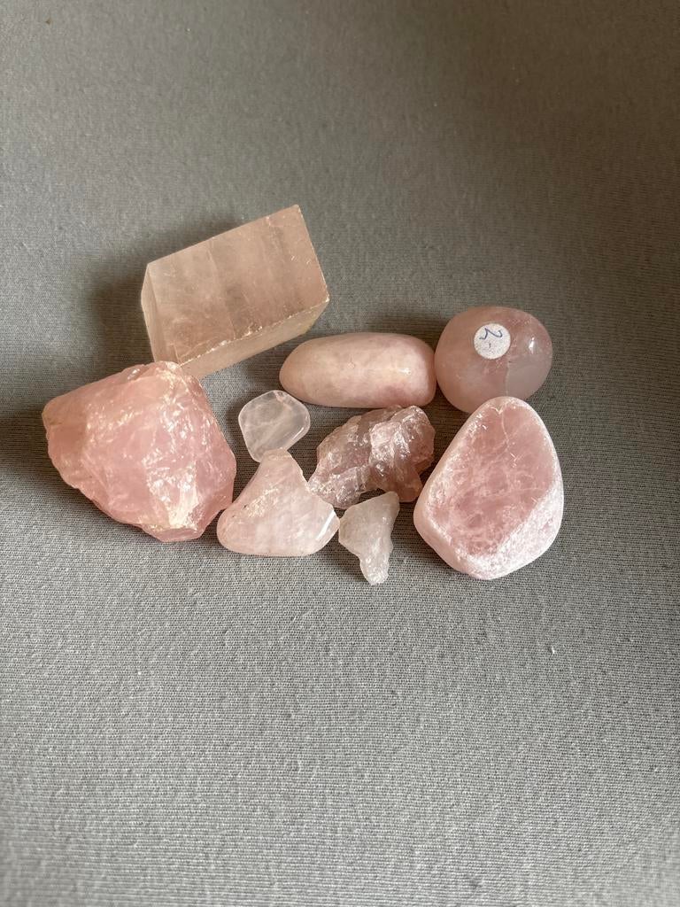 Rozenkwarts stenen en brokken, Ophalen, Gebruikt