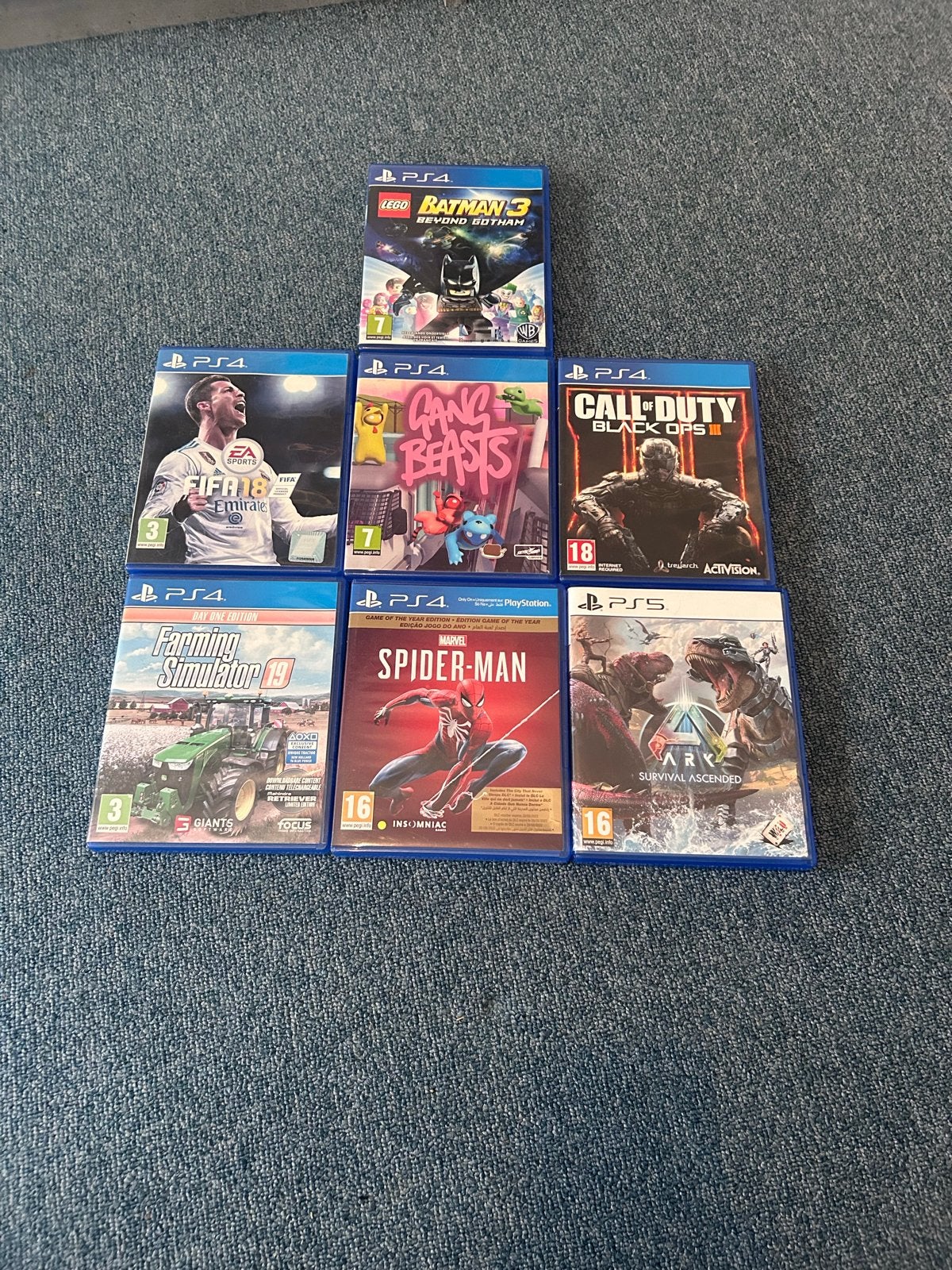 PS4 Games Bundel: FIFA 18, Spider-Man, Call of Duty en meer!, Spelcomputers en Games, Gebruikt, Vanaf 18 jaar, Overige genres