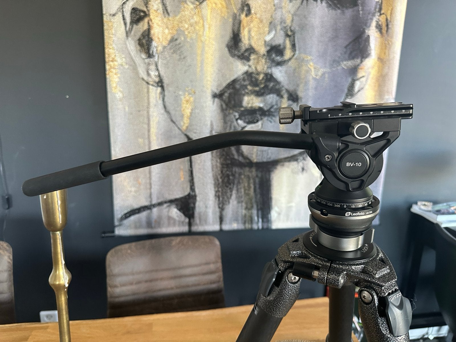 Gitzo Statief met Leofoto BV-10 Videokop - Zo goed als nieuw, Zo goed als nieuw, 175 cm of meer, Inclusief draagtas, Gitzo