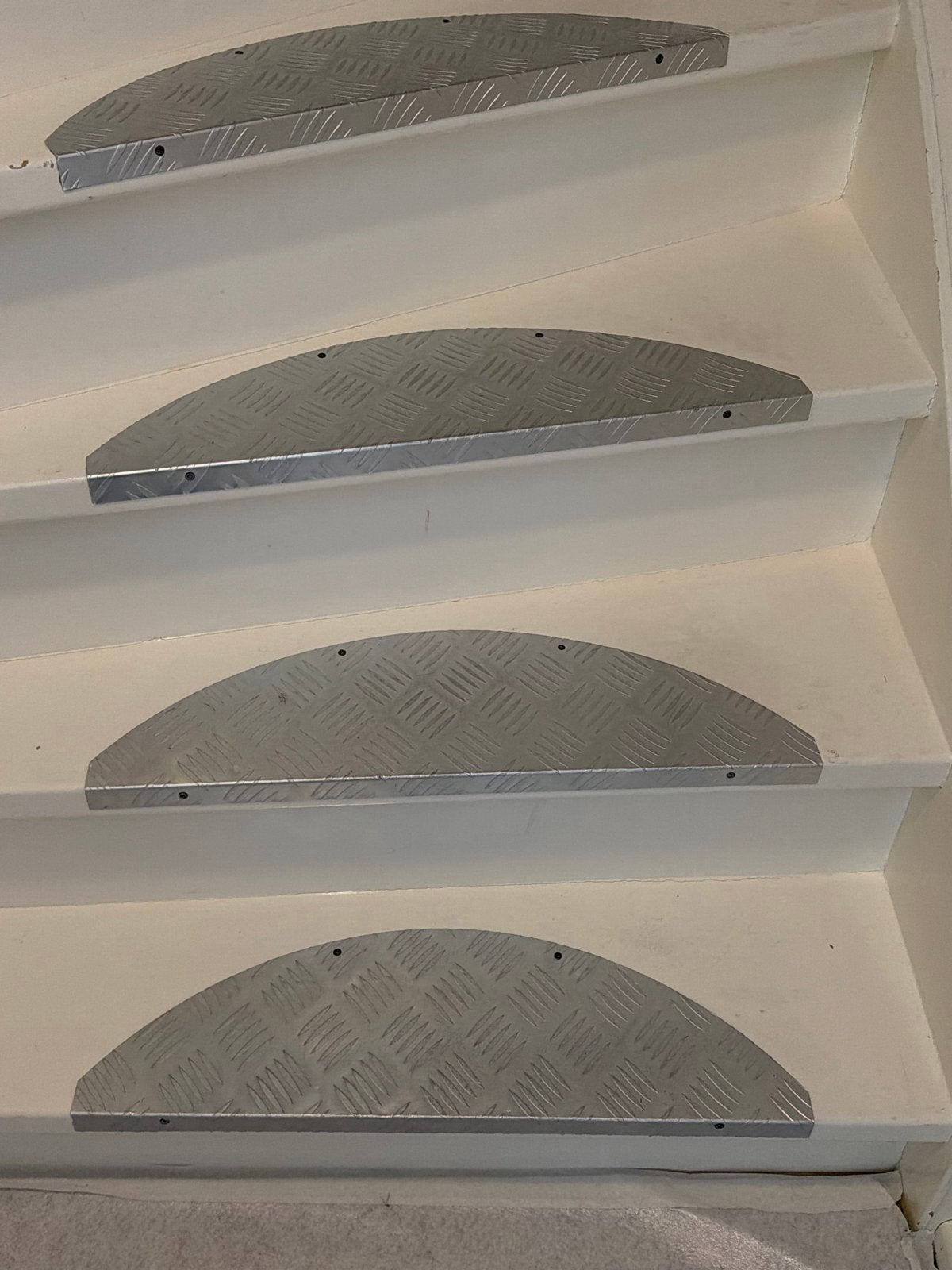 Antislip traptreden van aluminium x24, Ophalen of Verzenden, Gebruikt