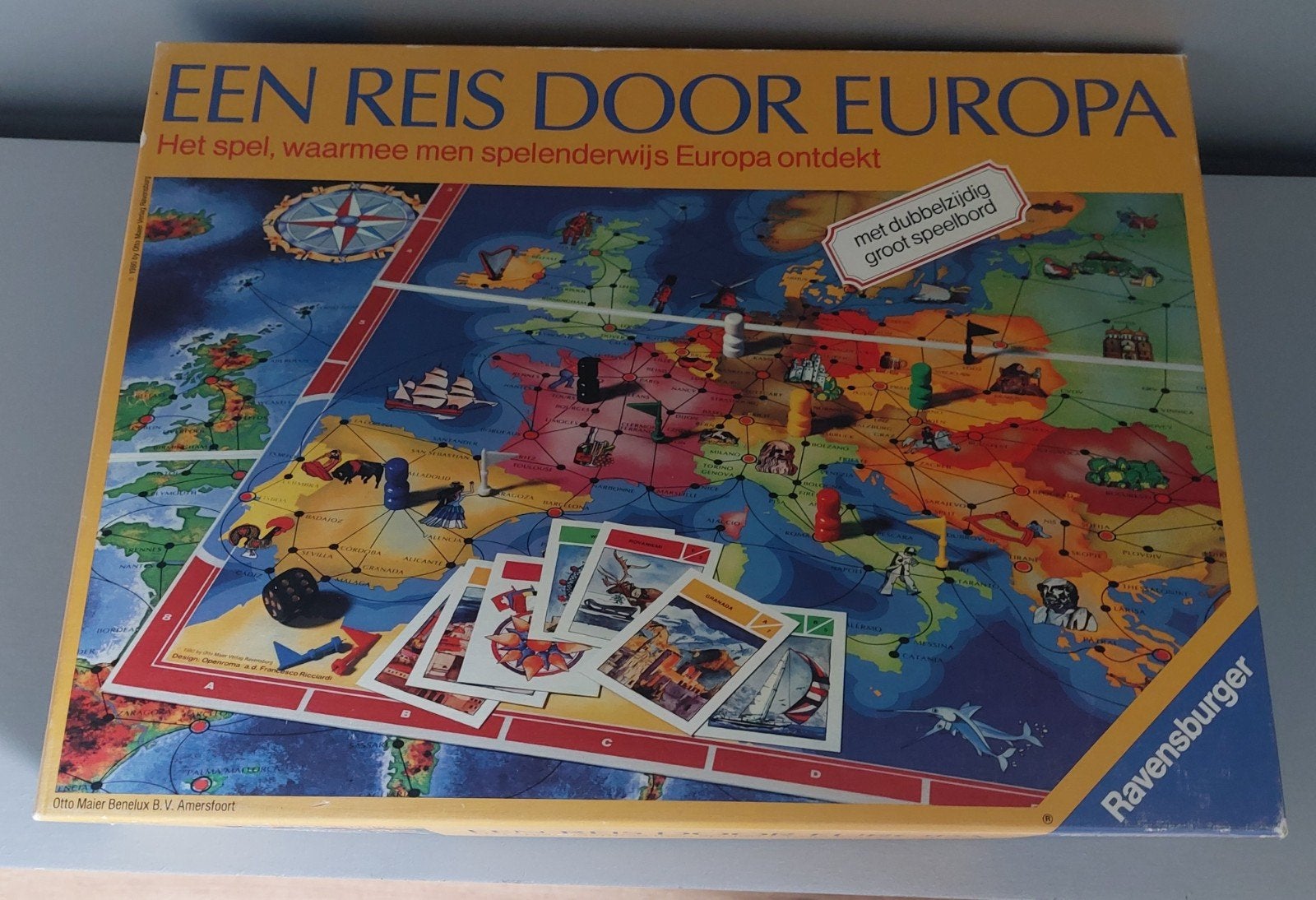 Een reis door Europa, Ophalen, Zo goed als nieuw, Ravensburger Spelen