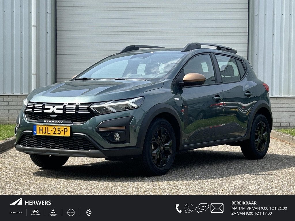 Dacia Sandero Stepway 1.0 TCe 100 ECO-G Extreme / Dodehoekde, Auto's, Dacia, Voorwielaandrijving, Gebruikt, Euro 6, 610 kg