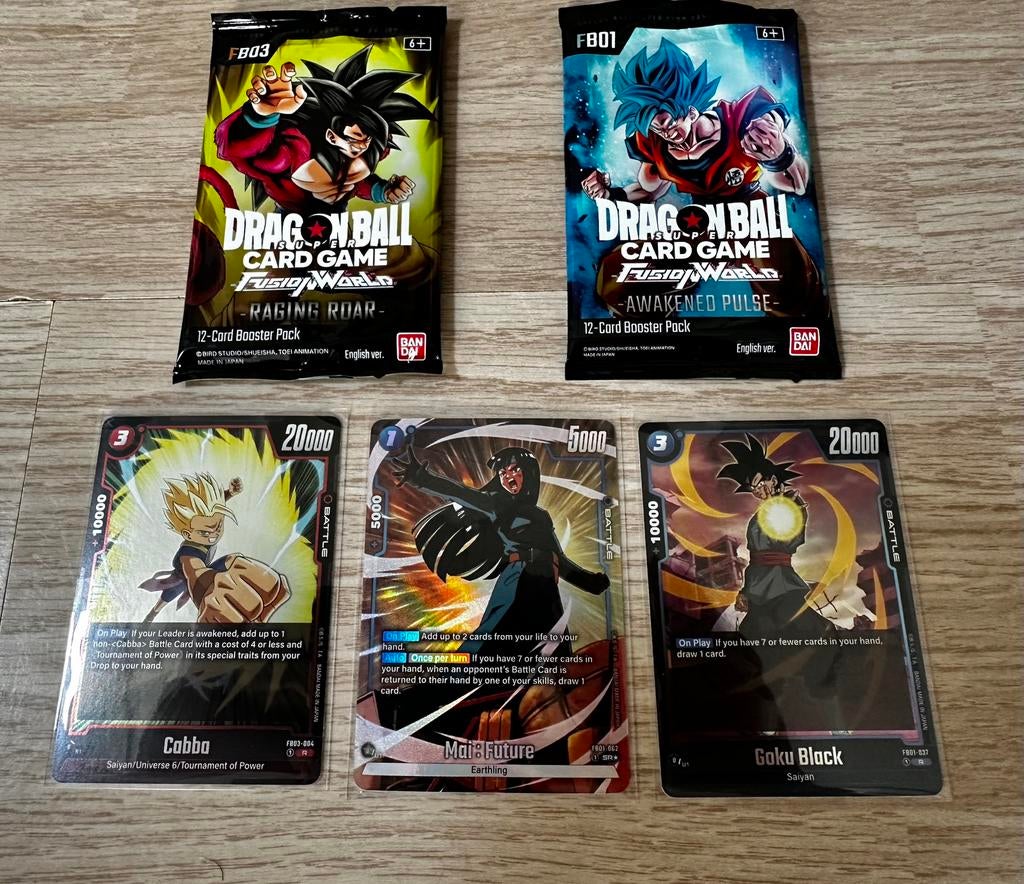 Dragon Ball Fusion World kaarten, Ophalen of Verzenden, Zo goed als nieuw, Meerdere kaarten