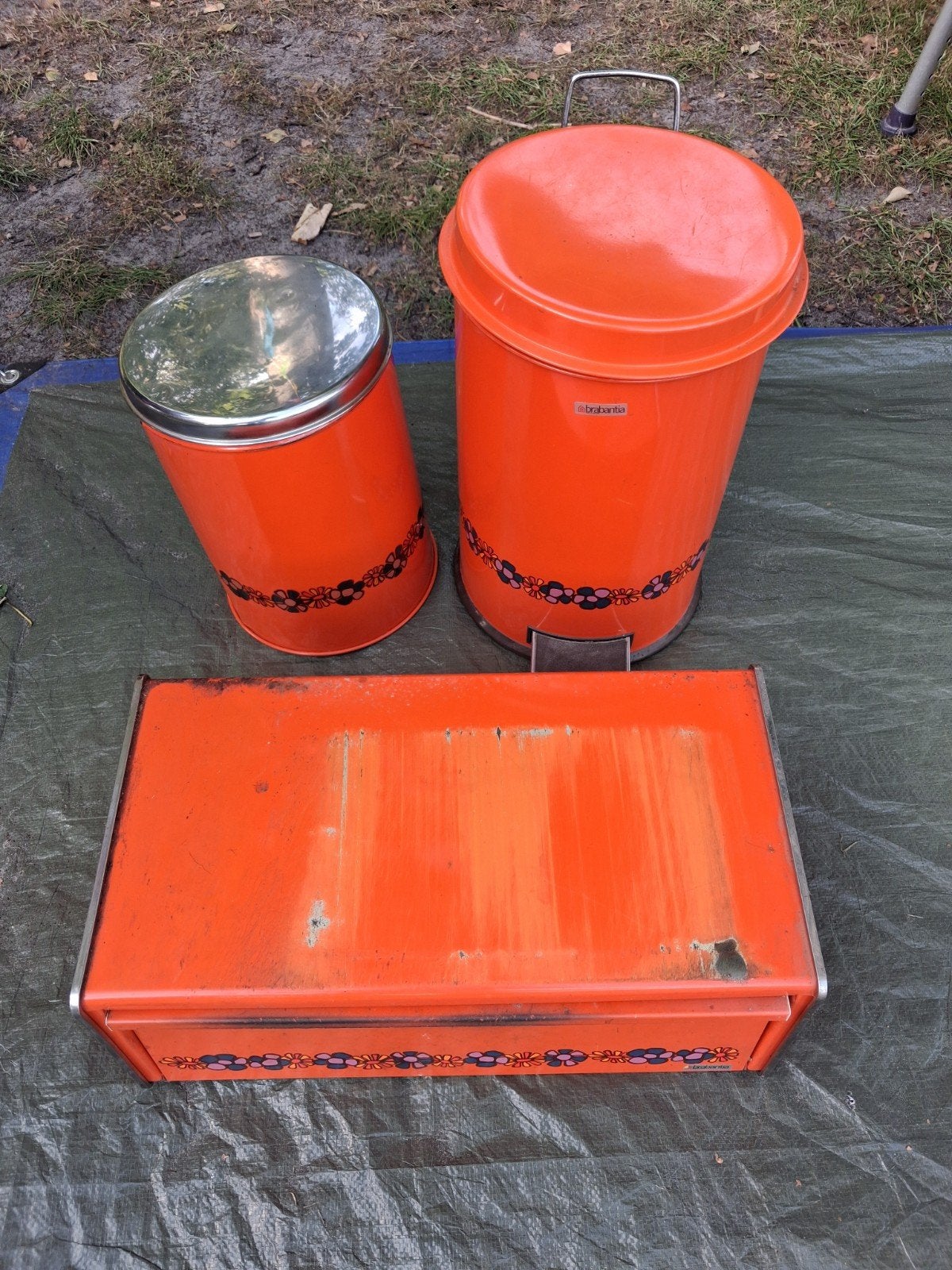 Brabantia vintage 70s, Ophalen, Gebruikt, IJzer, Met deksel