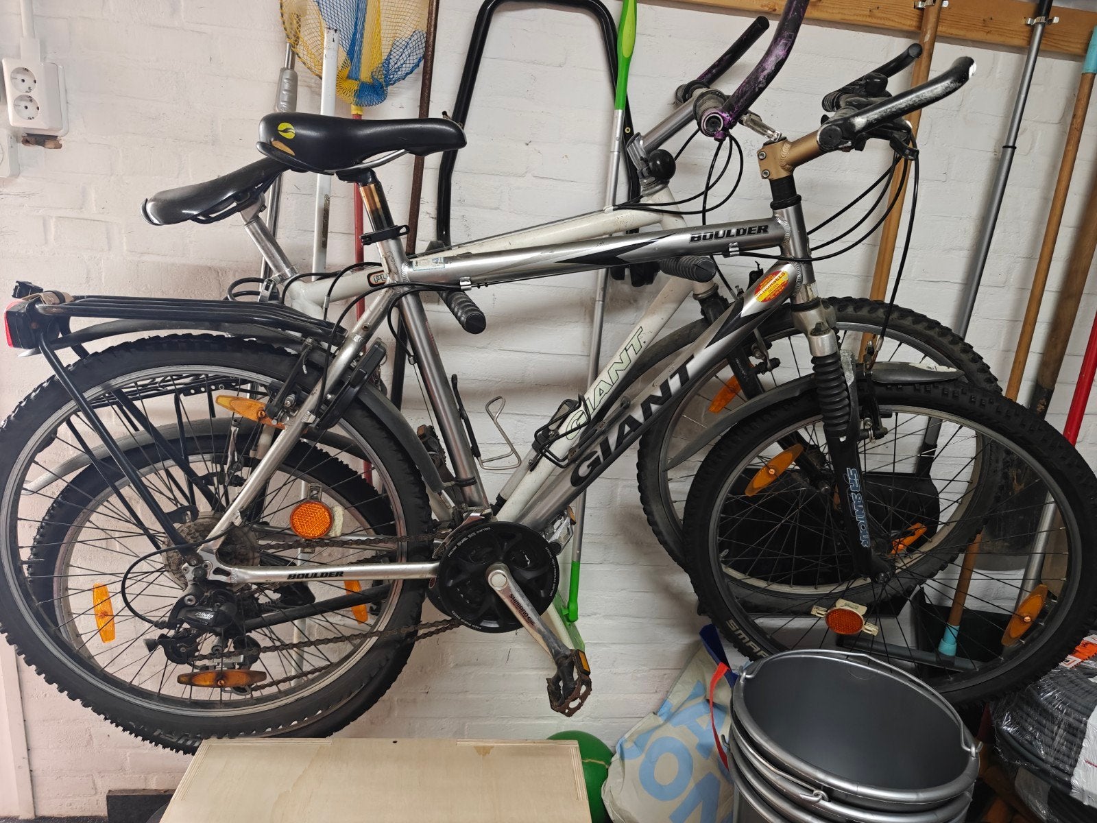 Giant Boulder tweedehands fiets - opknapper, Ophalen, 28 inch, Gebruikt, Vering
