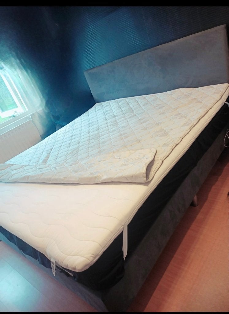 Boxspring bed 180cm breed, Huis en Inrichting, Ophalen, Gebruikt, Tweepersoons, 180 cm