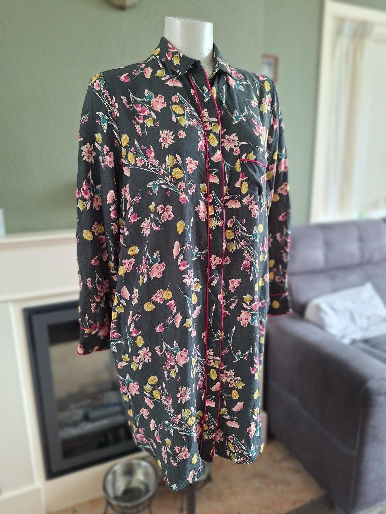 Heartmind Heart Mind groene blouse jurk 40 M, Maat 38/40 (M), Verzenden, Knielengte, Gedragen