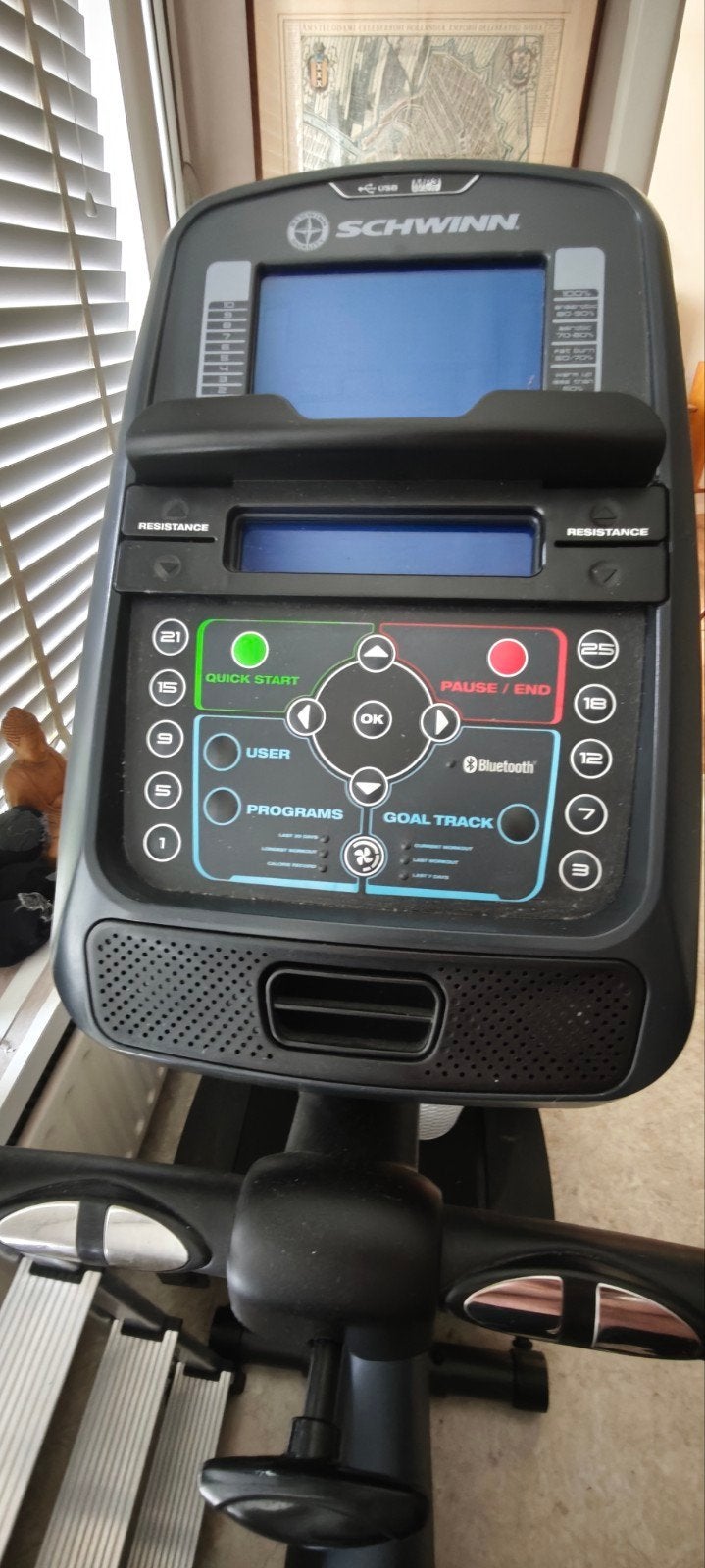 Schwinn 570U Upright Bike Hometrainer, Ophalen, Zo goed als nieuw, Airbike