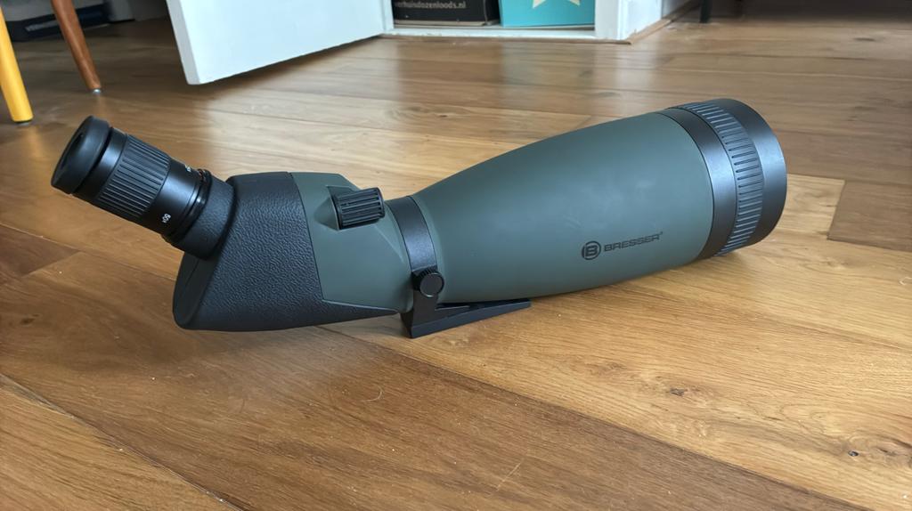Bresser Pirsch 25-75x100 spotting scope, Ophalen, Gebruikt, 80 tot 200 mm, Lenzentelescoop (refractor)