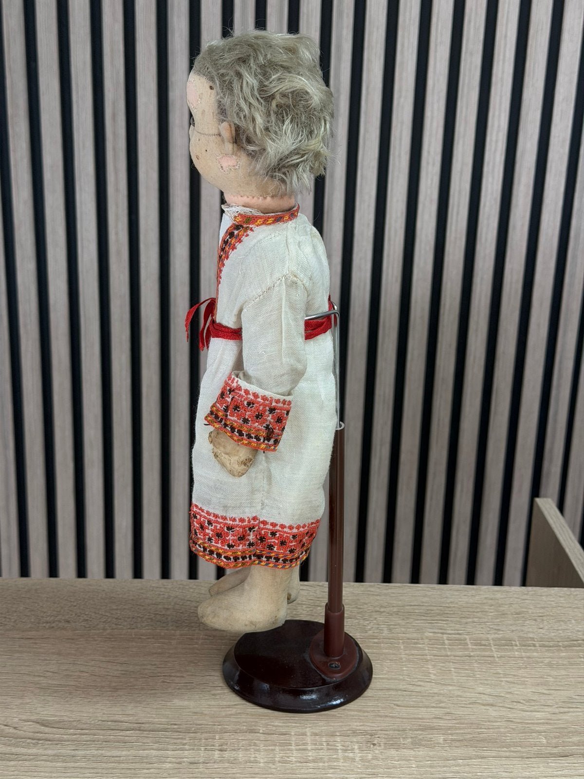 Unieke antieke Steiff pop (1910-1920) – 35cm – Met knop!, Ophalen of Verzenden