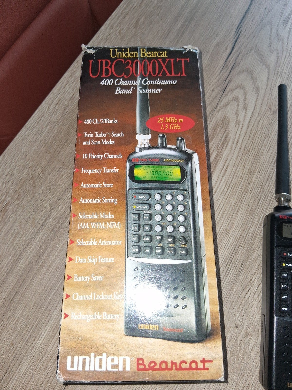 Uniden Bearcat UBC3000XLT Scanner met accessoires, Ophalen of Verzenden, Gebruikt, 15 km of meer, Portofoon of Walkie-talkie