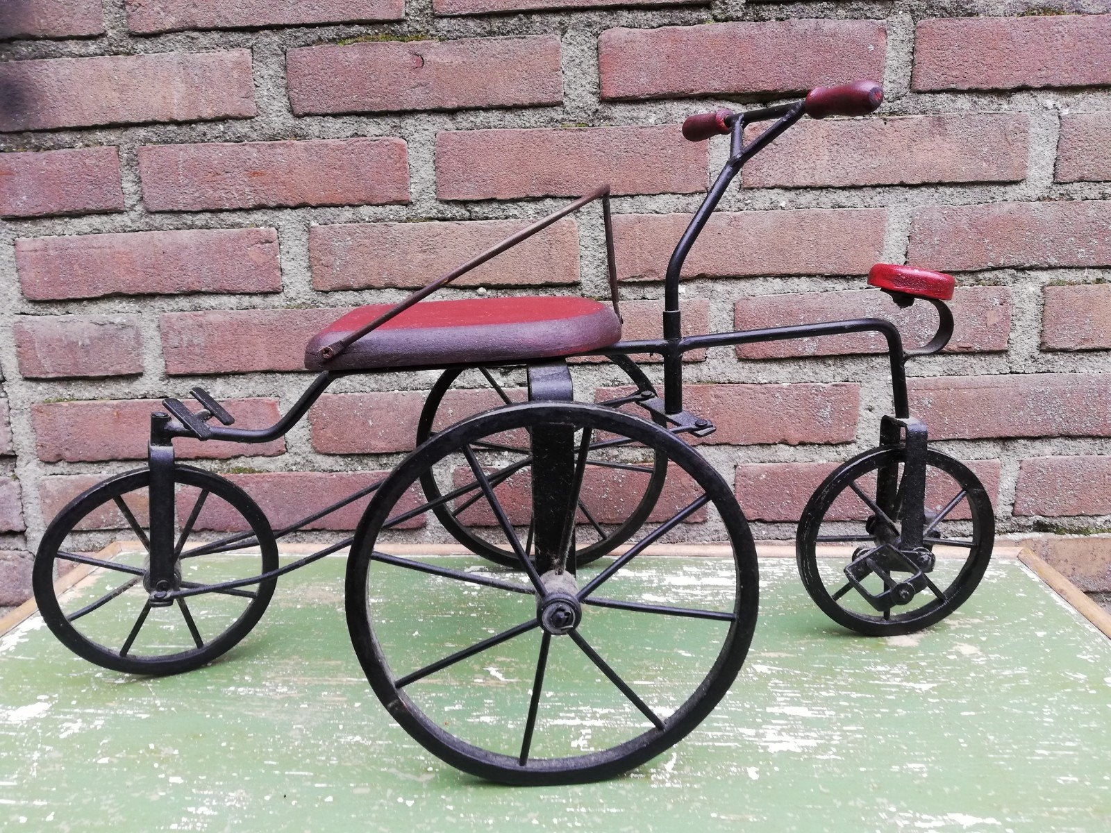 Riksja/Fietstaxi. Miniatuur. 54/30/24 cm., Ophalen, Zo goed als nieuw