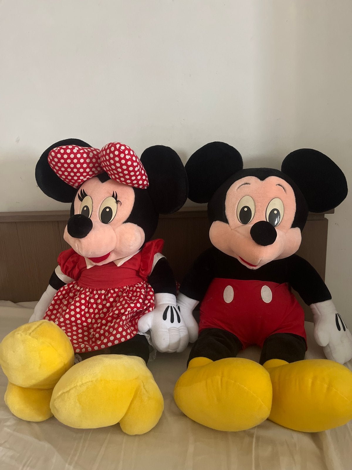 Grote Mickey en Minnie Mouse knuffels - Disney, Ophalen, Disney, Overige typen, Zwart