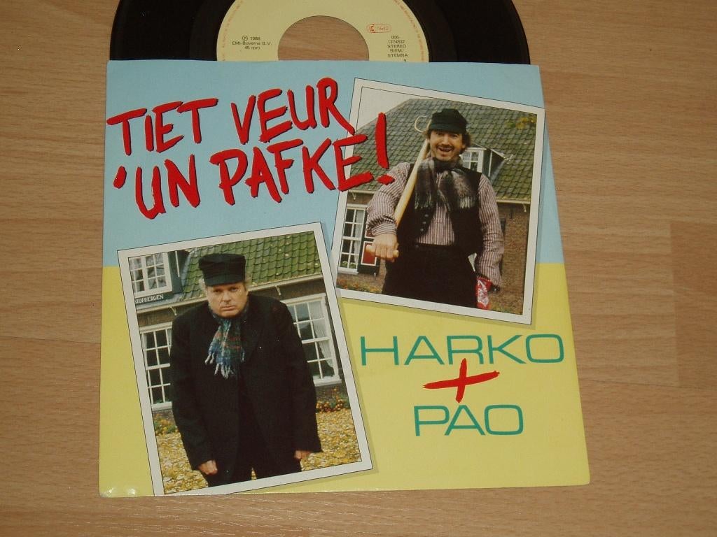 single Harko + Pao * Tiet veur un pafke Henk Spaan Vermeegen, Cd's en Dvd's, Verzenden, Gebruikt