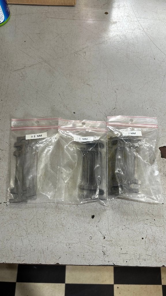 Saab 93-99 en 900 alignment shims set, Ophalen, Nieuw, Saab