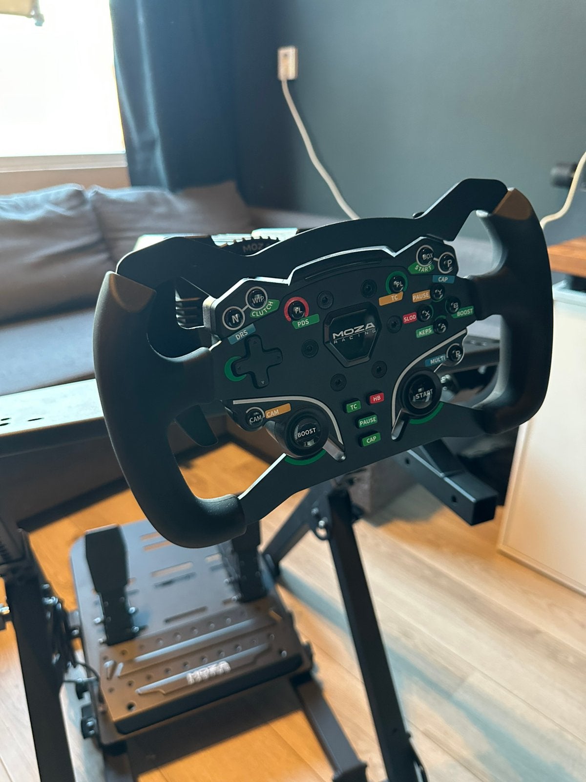 Moza R5 Bundle + Formula Wheel Mod, Spelcomputers en Games, Spelcomputers | Xbox | Accessoires, Ophalen, Zo goed als nieuw, Stuurtje of Sportattribuut