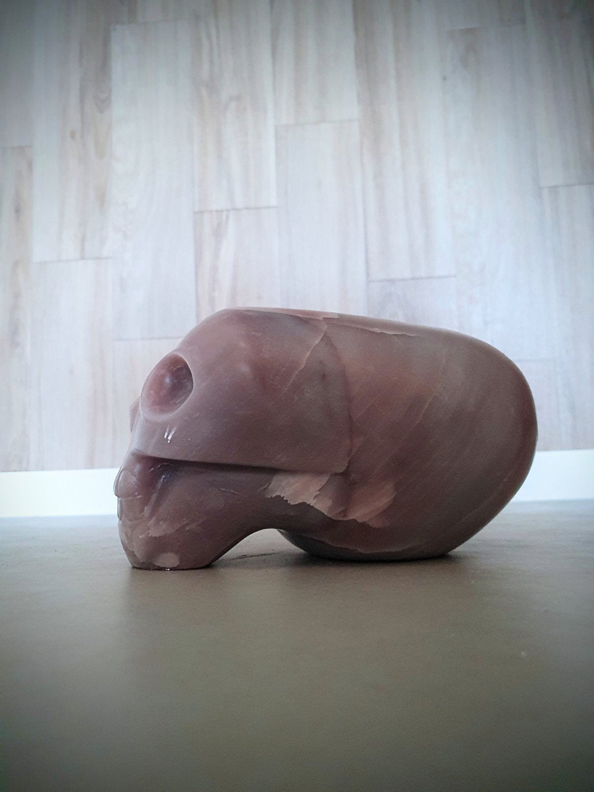 XXL masterskull 6,8kilo Steatite edelsteen schedel skull, Ophalen
