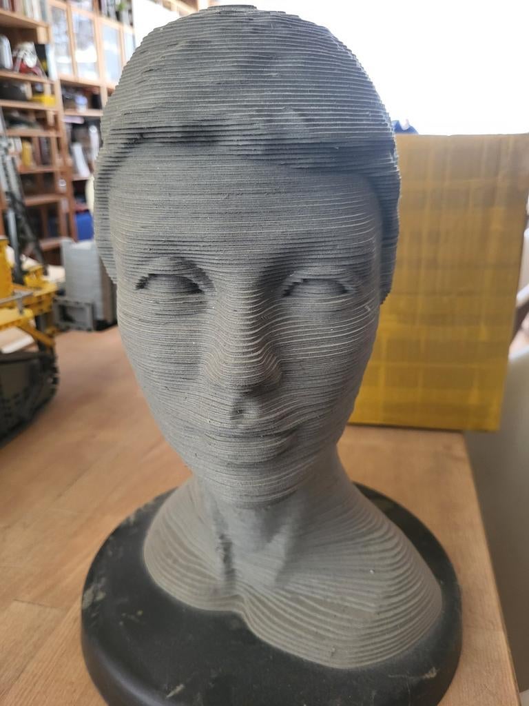3D Sculpture puzzel MB buste van vrouw, Hobby en Vrije tijd, Ophalen of Verzenden, Minder dan 500 stukjes, Rubik's of 3D-puzzel
