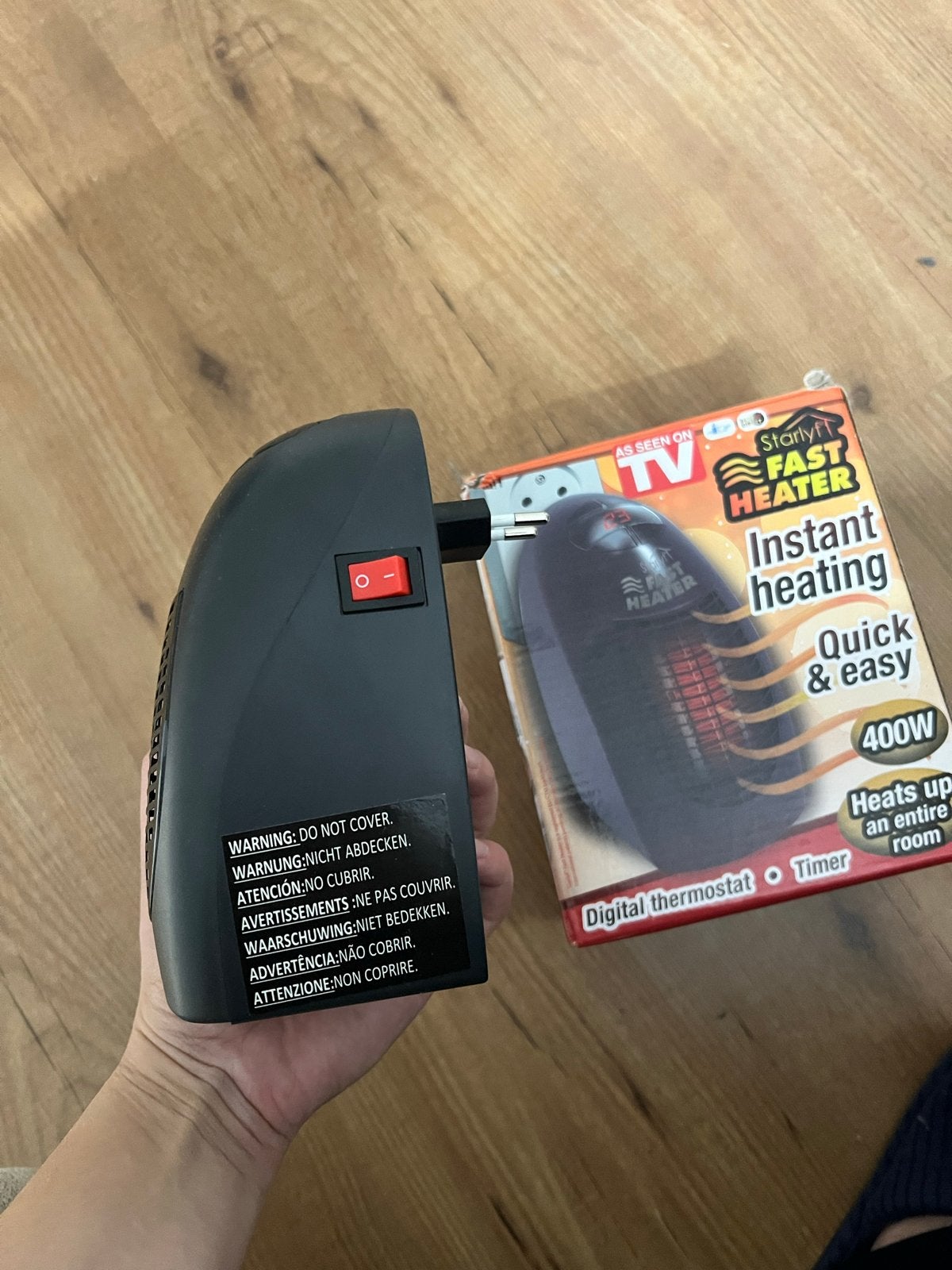 Starlyf Fast Heater - Draagbare elektrische kachel, Ophalen of Verzenden, Zo goed als nieuw, Vrijstaande haard, Elektrische haard