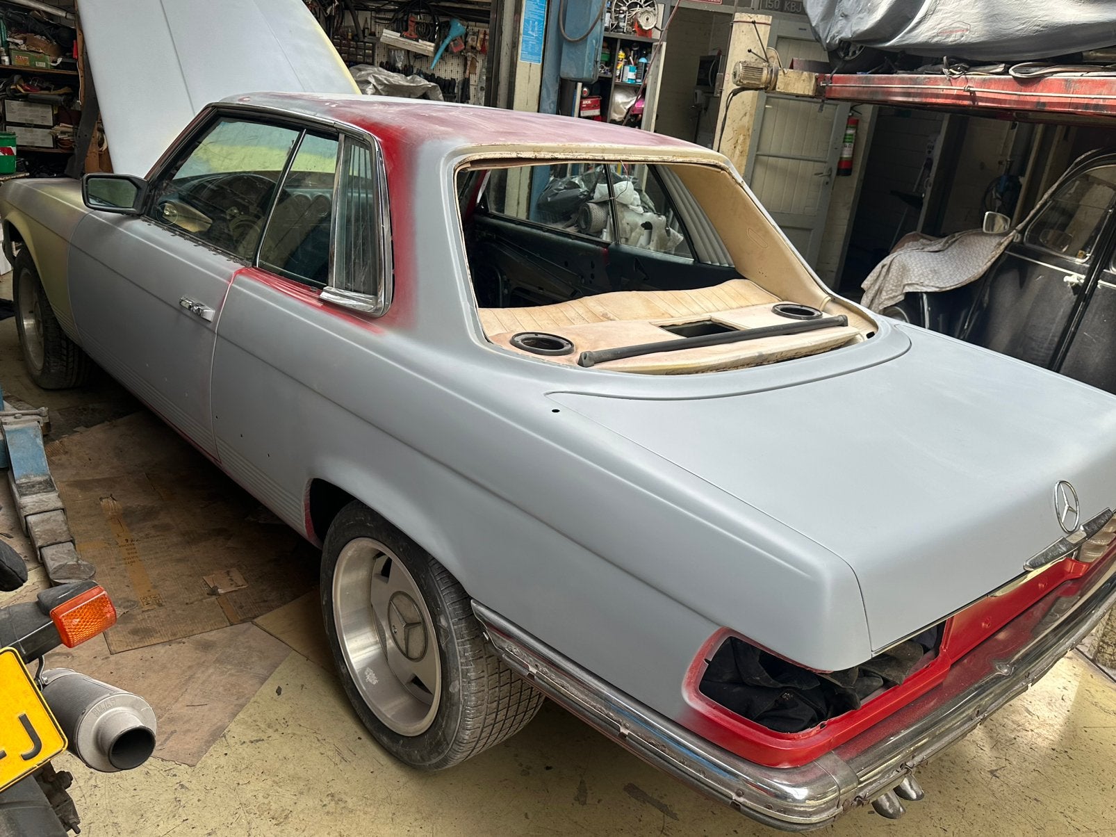 Mercedes-Benz SL 2.7 280 SLC AUT 1977 Groen, Auto's, Automaat, Particulier, 2746 cc, 185 pk
