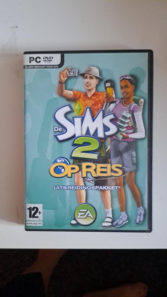 De Sims 2 Op Reis Uitbreidingspakket PC DVD-ROM met boekje, Spelcomputers en Games, Games | Pc, Gebruikt, 1 speler, Ophalen of Verzenden