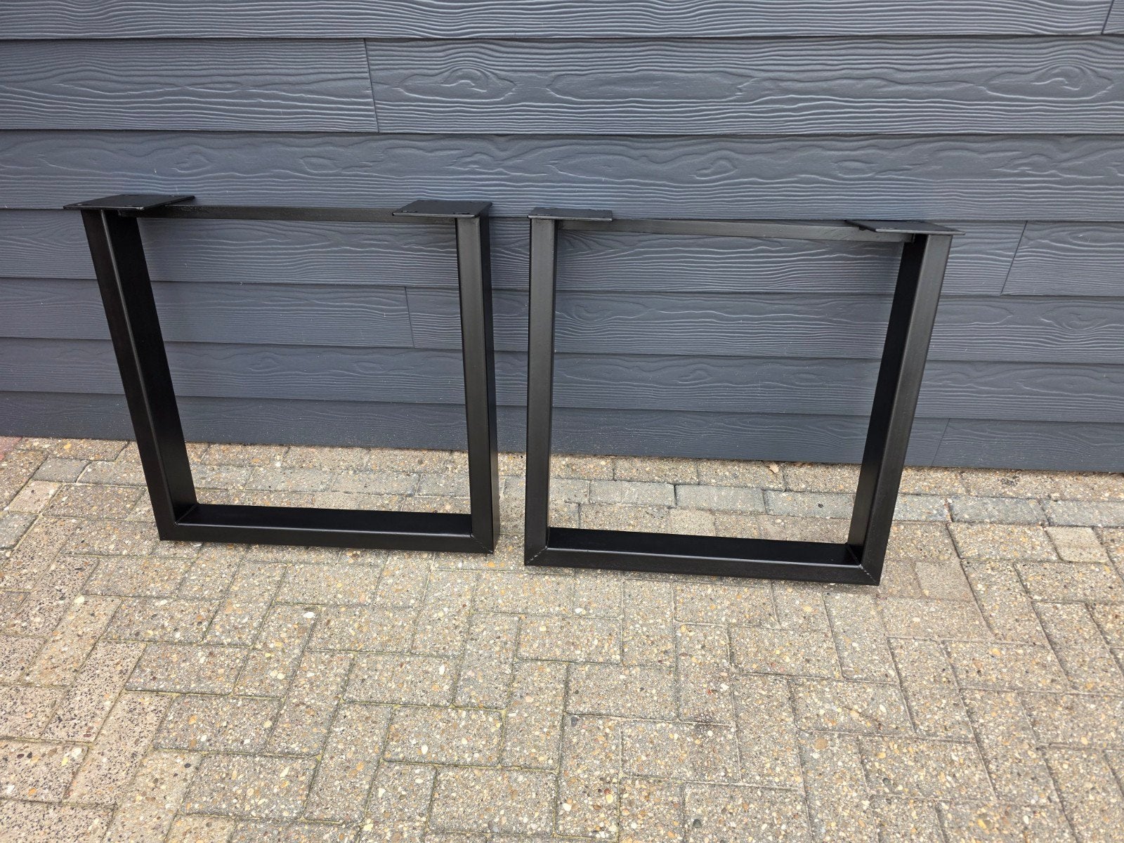 Robuuste stalen tafelpoten, Huis en Inrichting, Ophalen, Rond, 50 tot 100 cm, Minder dan 50 cm