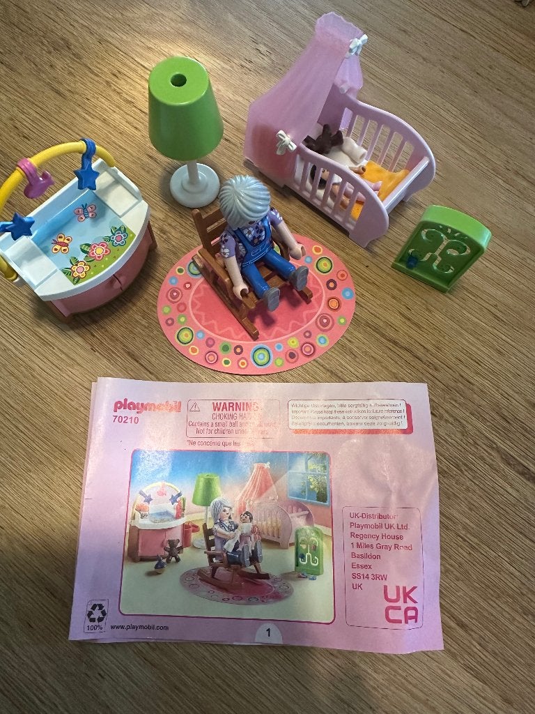 Playmobil (70210) Babykamer, Ophalen, Zo goed als nieuw