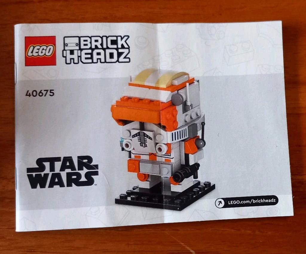 Lego Brickheads clone commander cody 40675 - compleet, Ophalen of Verzenden, Zo goed als nieuw