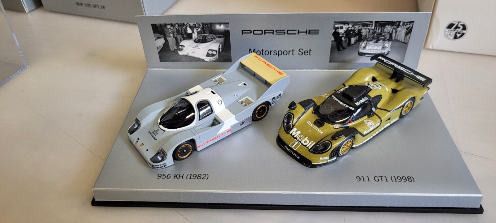 Minichamps Porsche Motorsport set  956 KH en 911 GT1, Ophalen of Verzenden, Zo goed als nieuw, Auto, MiniChamps