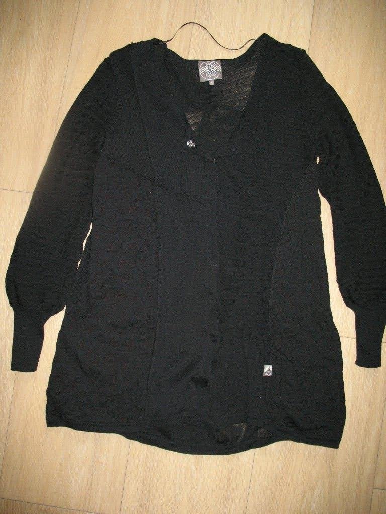 8 Signs Vest in Patchwork Motief Mt. S Vintage Niet gedragen, Kleding | Dames, 8 Signs, Ophalen of Verzenden, Nieuw, Zwart