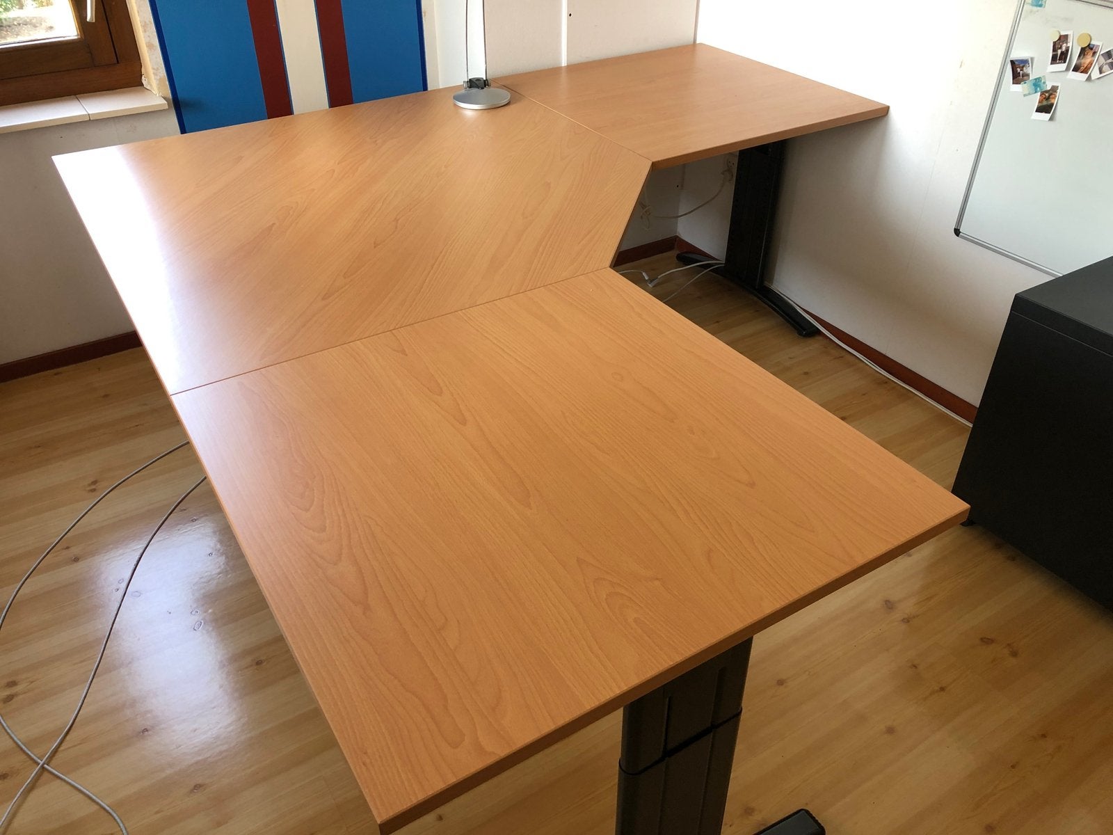 Hoekbureau, Huis en Inrichting, Ophalen, In hoogte verstelbaar, Hoekbureau, Zo goed als nieuw