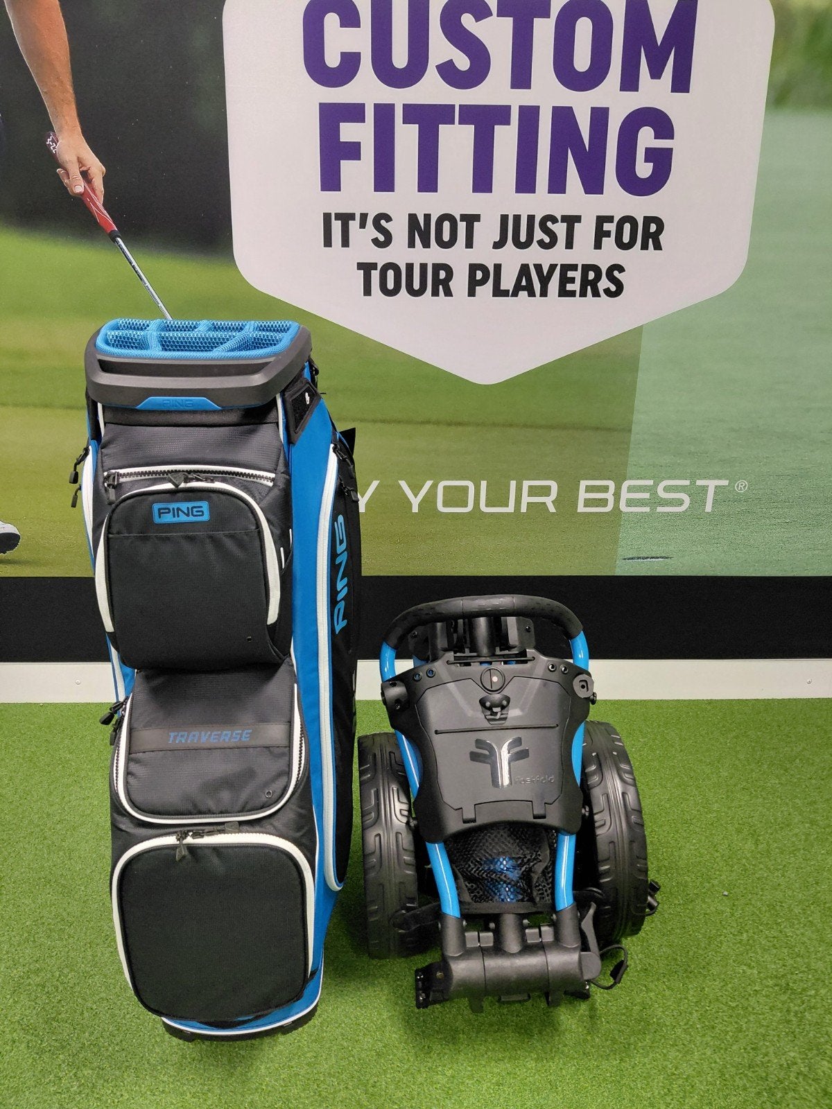 Ping Traverse Cartbag & Fastfold Square Trolley, Ophalen of Verzenden, Nieuw, Tas, Ping