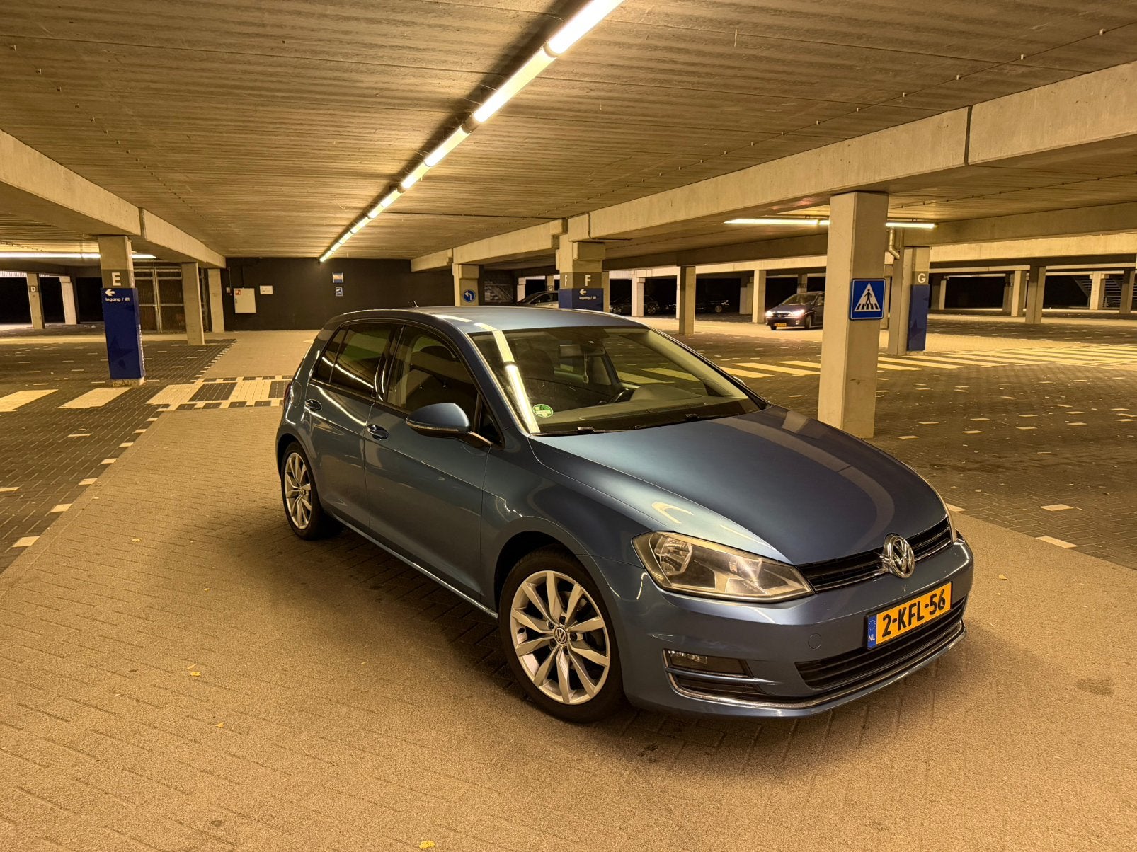 Volkswagen Golf 1.4 TSI 90KW 5D 2013 Blauw, Auto's, Voorwielaandrijving, Euro 5, 4 cilinders, Blauw