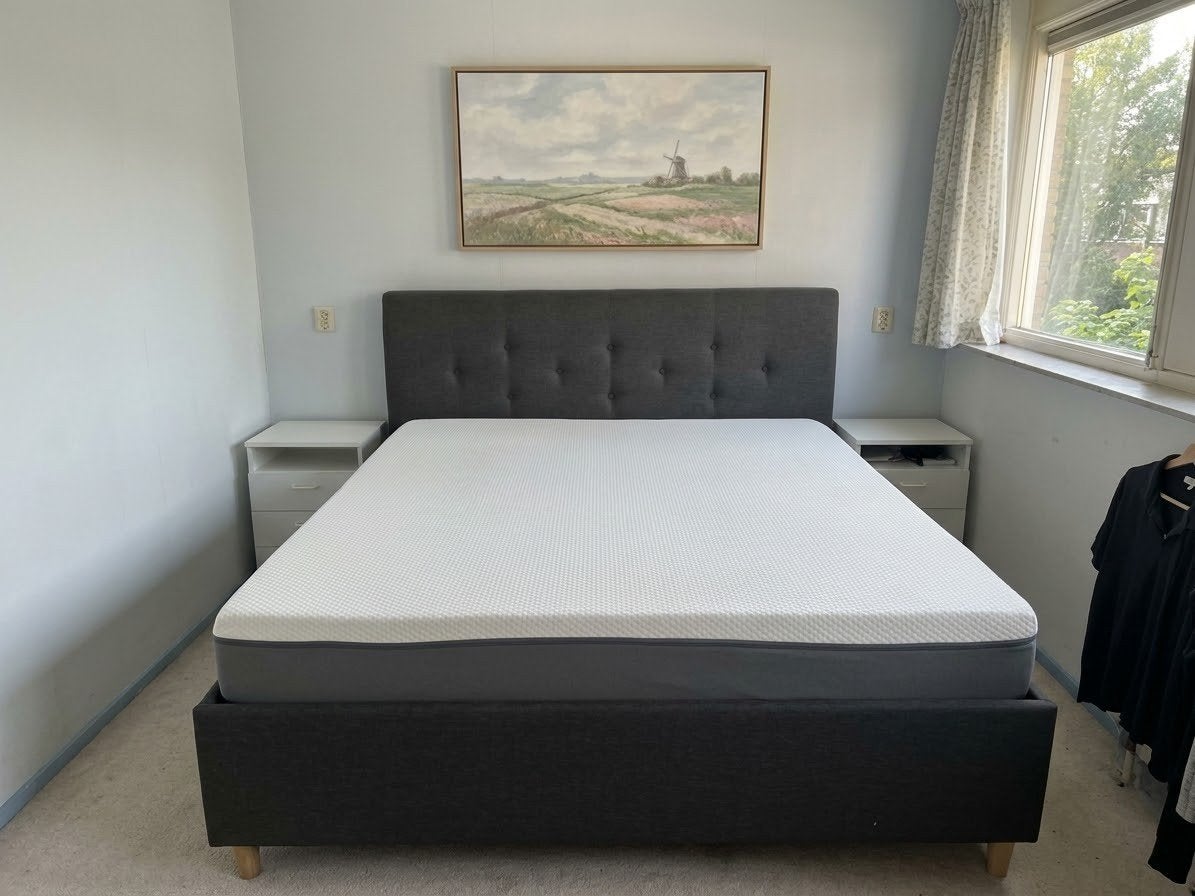 Emma Hybrid Matras 180x200 cm - Zo goed als nieuw, Huis en Inrichting, Ophalen, Tweepersoons, Zo goed als nieuw, Matras