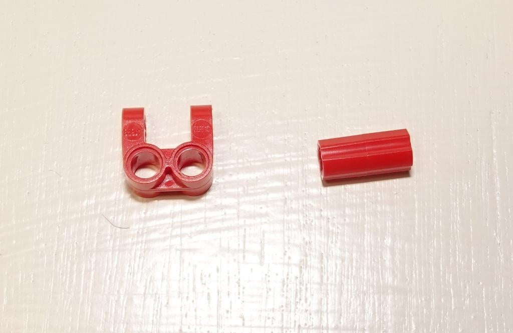 Lego Technic partij rode connectoren, Ophalen of Verzenden, Gebruikt, Losse stenen
