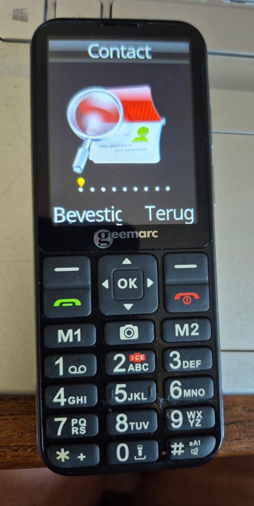 GEEMARC SENIOREN TEL versterkt geluid tot 40 db, Ophalen of Verzenden, Zo goed als nieuw, 6 megapixel of meer, Overige modellen